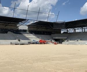 Stadion Miejski w Katowicach jest na ukończeniu. Najnowsze zdjęcia z czerwca