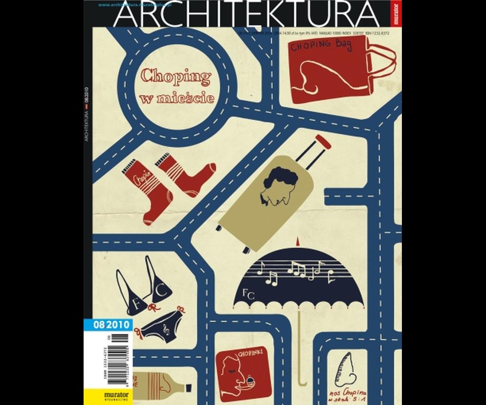 Okładka Miesięcznik Architektura 08/2010