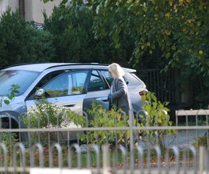Małgorzata Tusk w wypożyczonym BMW.