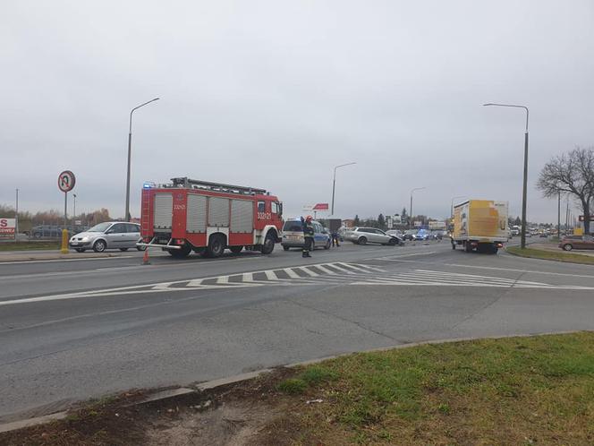 Wypadek na Warszawskiej. Pijany kierowca nie ustąpił pierwszeństwa