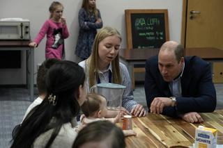 Książe William odwiedził uchodźców z Ukrainy