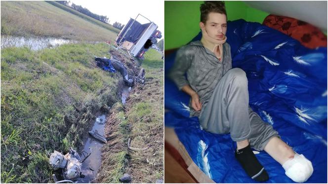Uczeń szkoły w Płocku stracił nogę. Chciał zostać żołnierzem, teraz potrzebuje pomocy [ZDJĘCIA]