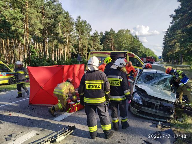 Koszmar pod Włodawą. Roztrzaskali się czołowo. Życie dwóch osób zgasło w jednej chwili