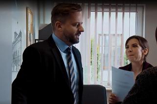 M jak miłość, odc. 1415. Iza (Adriana Kalska), Aneta (Ilona Janyst), prokurator (Grzegorz Woś)