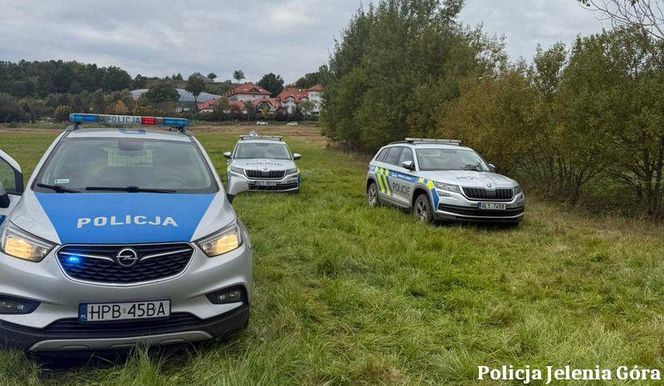 Policyjny pościg jak z filmu na Dolnym Śląsku. Padły strzały, próbował rozjechać policjanta