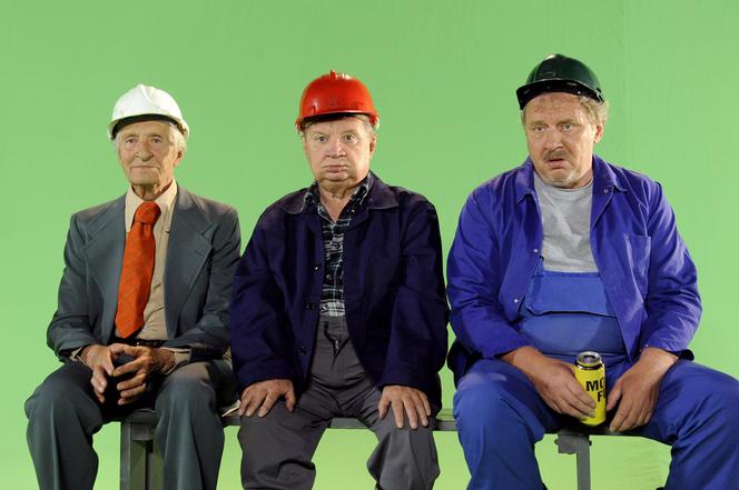 Roman Kłosowski, Andrzej Grabowski, Andrzej Kopiczyński w serialu Świat według Kiepskich