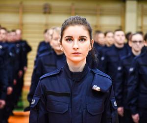 Ślubowanie nowych policjantów w Łodzi