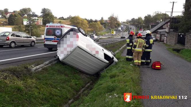 Groźny wypadek na zakopiance w Gaju