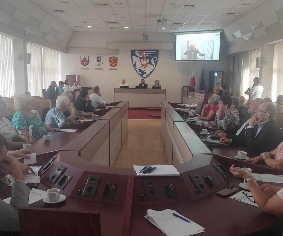 Spotkanie przedstawicieli osób z niepełnosprawnościami z władzami Koszalina.