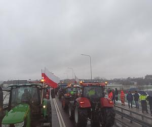 Protest rolników w Modliborzycach