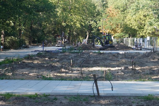 Rewitalizacja Parku Planty w Białymstoku latem 2025