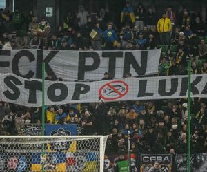 Transparenty na meczu Ukraina - Islandia