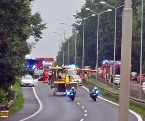 Tragiczny w skutkach wypadek na trasie DK86 w Katowicach