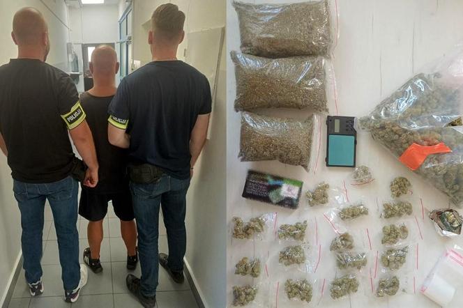 Bełchatowscy policjanci przejęli kilogram narkotyków. Dwóch mężczyzn z zarzutami