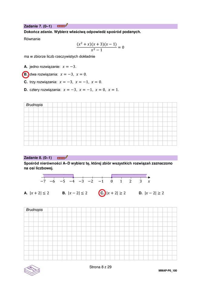 Matura próbna 2023: Matematyka. Oficjalne odpowiedzi CKE