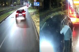 Pijany Ukrainiec zablokowany przez autobusy. Brawurowa akcja kierowców