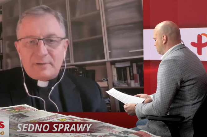 Biskup Krzysztof Zadarko w Sednie Sprawy: Mamy tysiąc domów zakonnych, w każdym sa uchodźcy