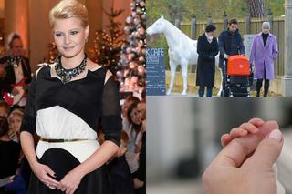 Małgorzata Kożuchowska i jej syn Jan Franciszek