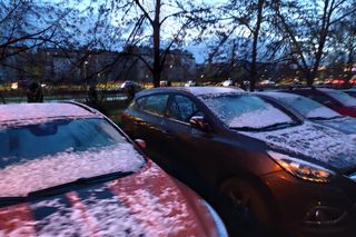 Pierwszy śnieg spadł w Poznaniu i okolicach