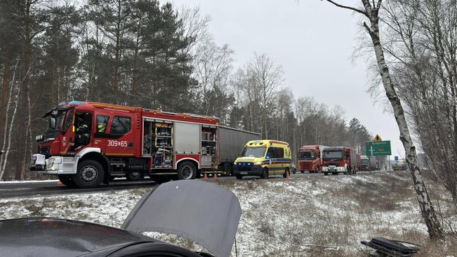Wypadek na DK 10 w Solcu Kujawskim! Jedno z aut wylądowało w rowie [ZDJĘCIA]