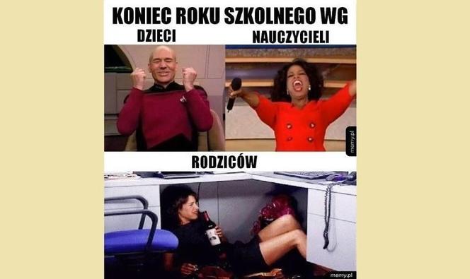 Zakończenie roku szkolnego - memy