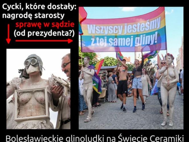 Afera o nagie piersi w Bolesławcu. Prezydent kontra aktywistka