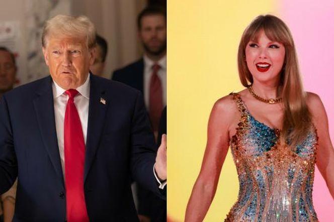 Taylor Swift i Donald Trump - social