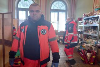 Ratownicy medyczni pomagają uchodźcom z Ukrainy [ZDJĘCIA]