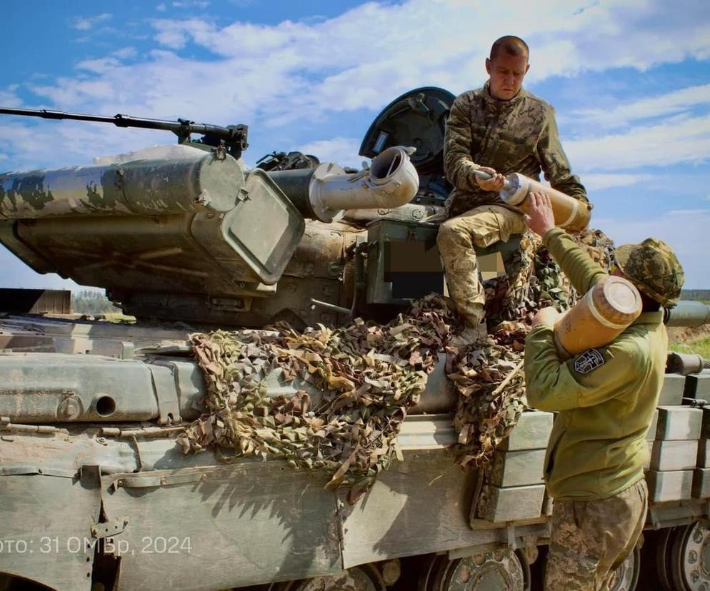 Załoga czołgu na Ukrainie 