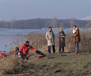 Pierwsza miłość, odcinek 4011: Łucja Reterska (Anna Samusionek), detektyw (Leszek Żukowski)