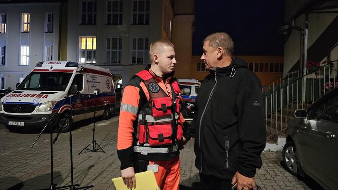 Wypadek w pobliżu Konotopu  - autobus z tirem 