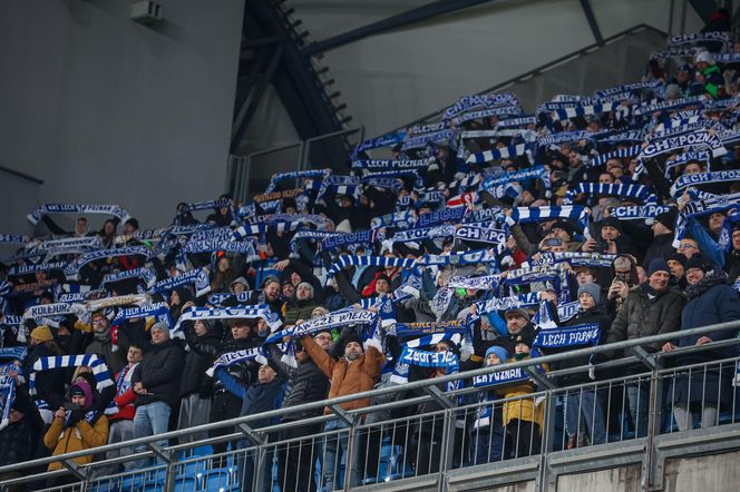 Lech Poznań - GKS Katowice. Kibice na meczu PKO BP Ekstraklasy