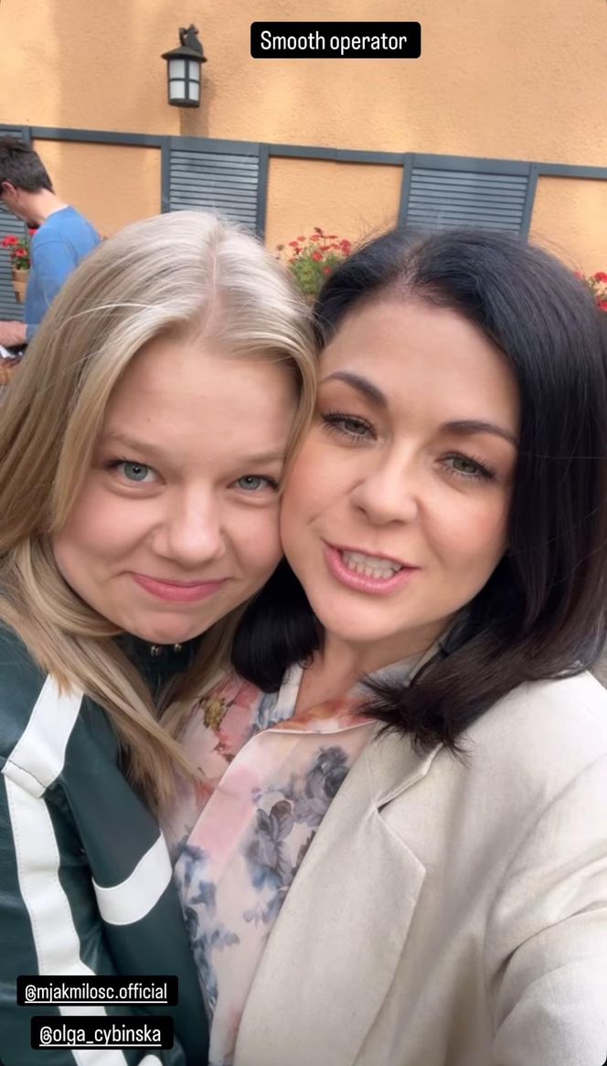 M jak miłość. Lenka (Olga Cybińska), Kinga (Katarzyna Cichopek)