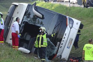 Wypadek autokaru z Polakami na Węgrzech