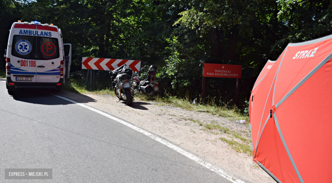 Motocyklista z Wrocławia roztrzaskał się na drzewie 