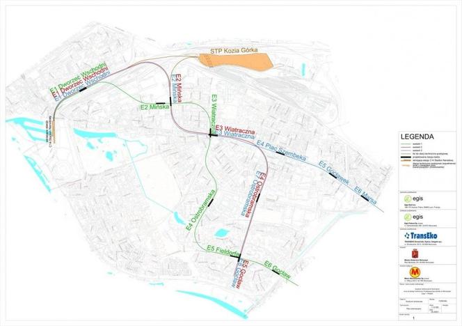 3. linia metra w Warszawie – rozważane warianty M3