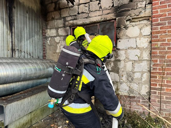 Pożar warsztatu samochodowego w Wyżnicy