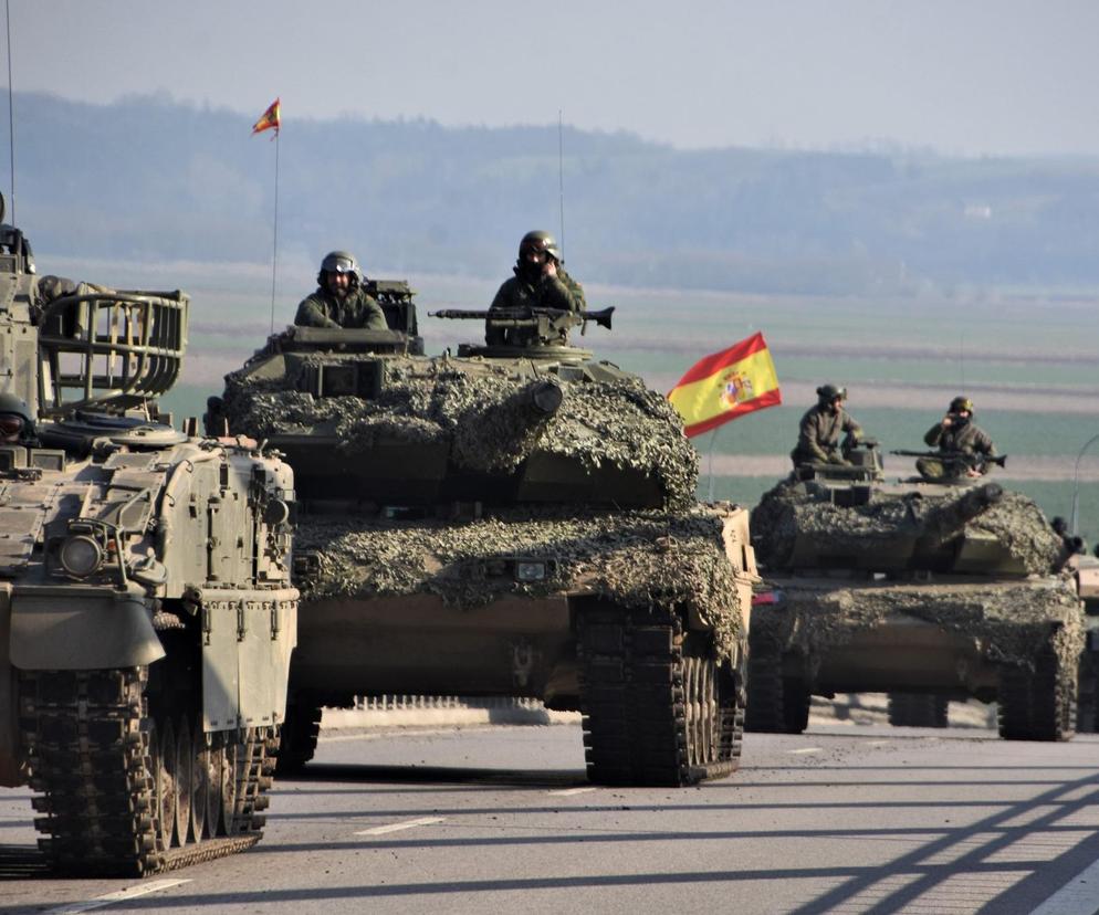 Hiszpańskie czołgi Leopard 2