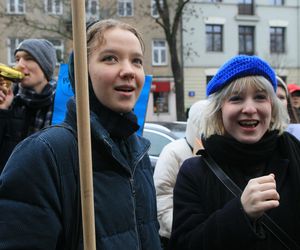 Obrońcy Stacji Praga protestowali pod urzędem