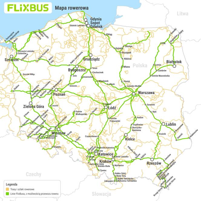 Flixbus - rowery