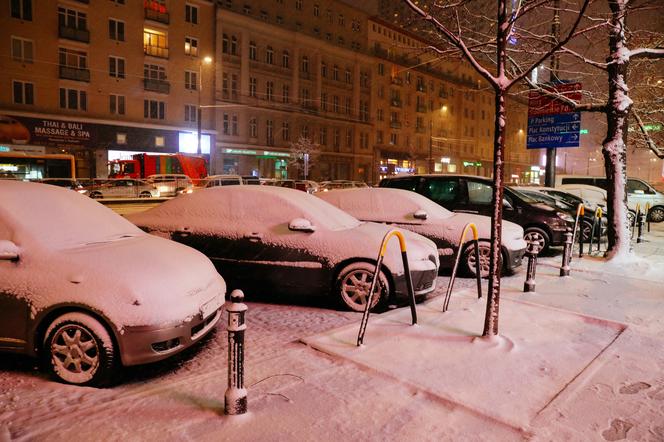 Atak zimy w stolicy