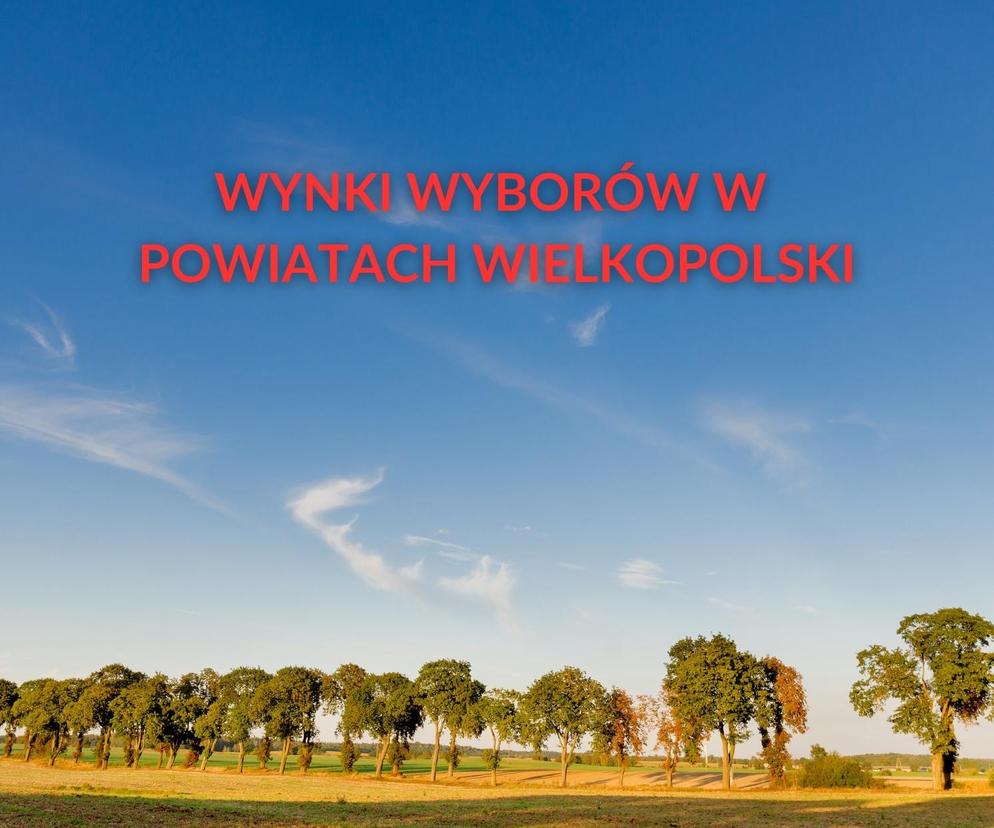 Wyniki wyborów w powiatach w Wielkopolsce