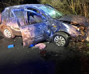 Śmiertelny wypadek na leśnej drodze. Zginął trzydziestoletni mężczyzna