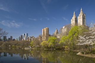 Nowy Jork, NYC, wiosna, Central Park, 