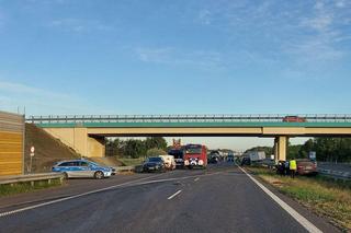 Karambol na autostradzie A2