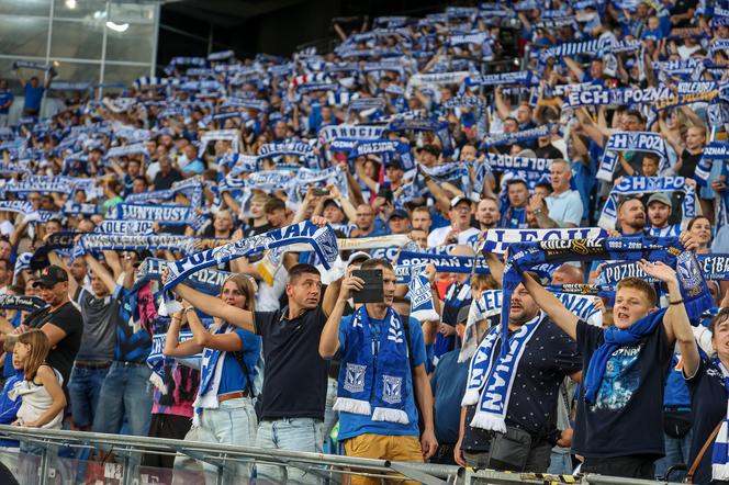 Tak bawili się kibice podczas meczu Lech Poznań - Lechia Gdańsk