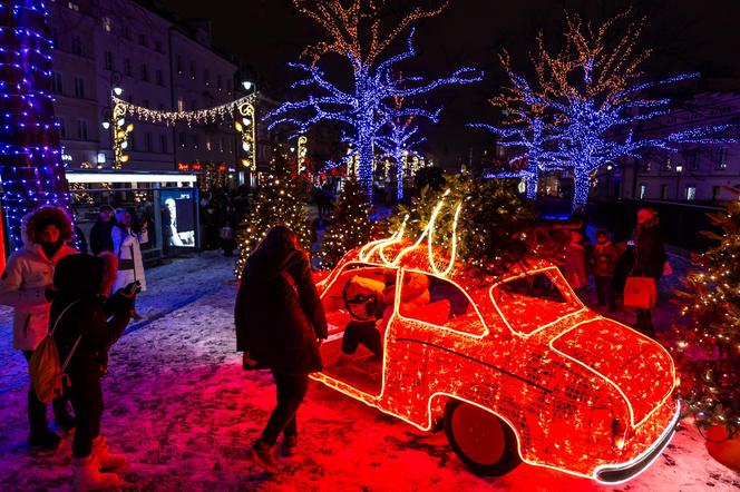 Świąteczna iluminacja Warszawy 2023