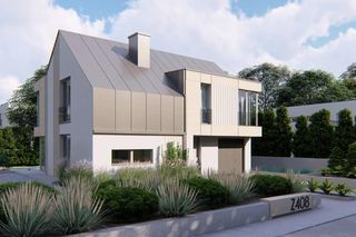 Nowoczesna stodoła z lukarnami