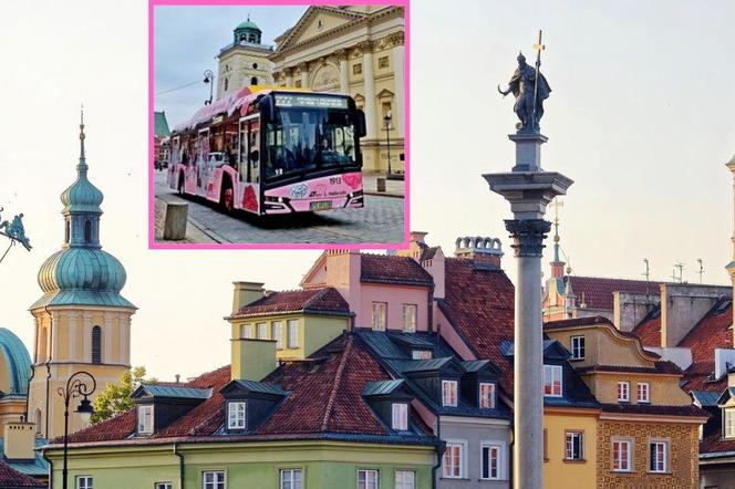 Różowy autobus wyjechał na ulice Warszawy. Za kierownicą TYLKO kobiety!