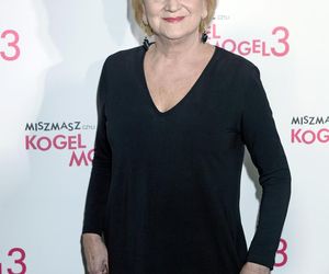 Małgorzata Rożniatowska na planie 3. części filmu Kogel-Mogel.